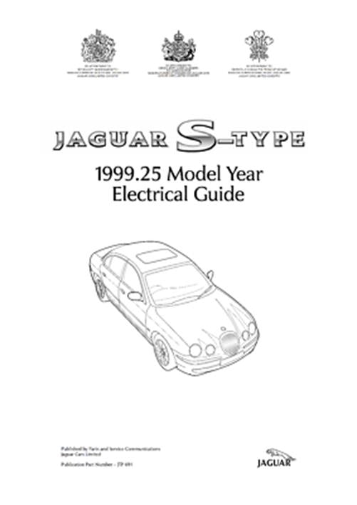 JAGUAR S-TYPE 1999 - 2000 ELECTRICAL GUIDE MANUAL REPRINTED COMB BOUND