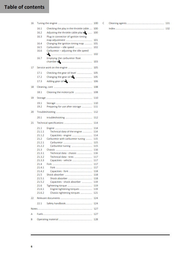 GASGAS 2026 OWNERS MANUAL - MC 65