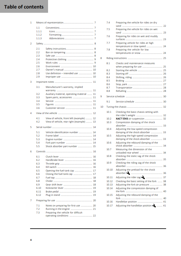GASGAS 2026 OWNERS MANUAL - MC 85 19/16 17/14