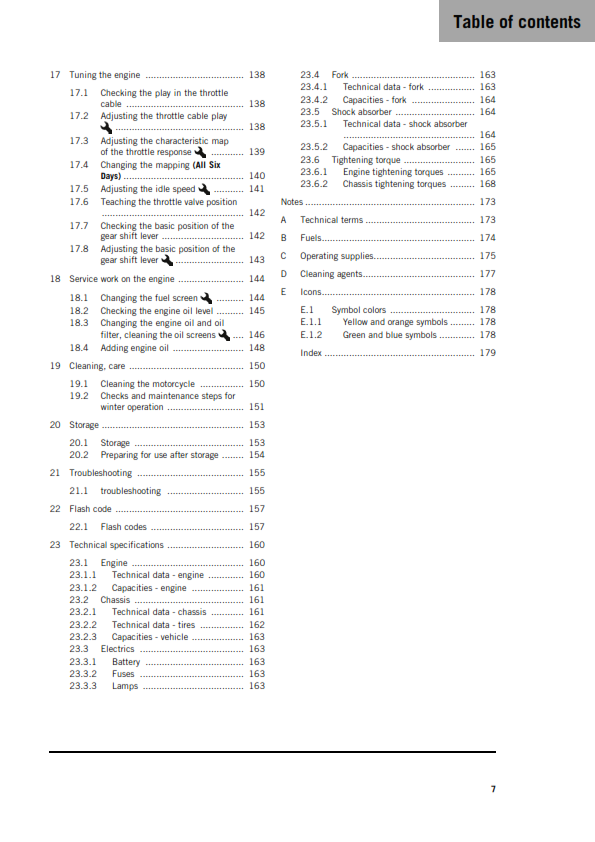 KTM 2026 - 450 500 XCF-W EXC-F SIX DAYS - OWNERS MANUAL USER GUIDE
