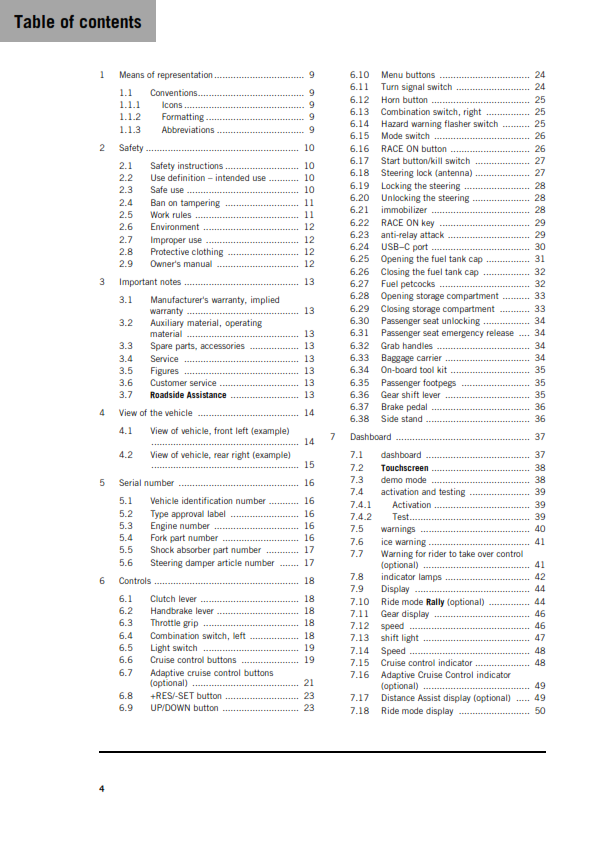 KTM 2026 - 1390 SUPER ADVENTURE S - OWNERS MANUAL USER GUIDE