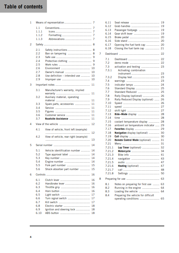 KTM 2026 - 690 ENDURO R - OWNERS MANUAL USER GUIDE