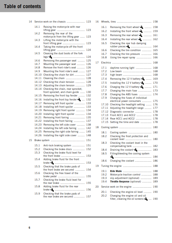 KTM 2026 - 990 RC R - OWNERS MANUAL USER GUIDE
