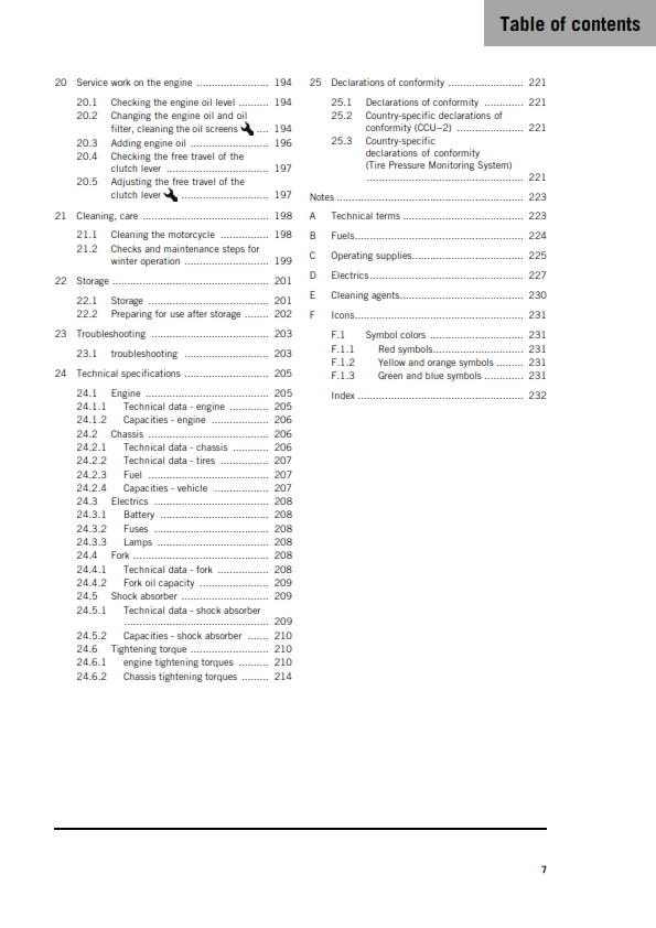 KTM 2026 - 990 RC R US - OWNERS MANUAL USER GUIDE