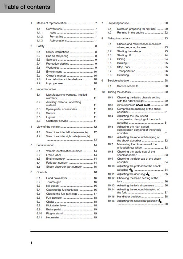HUSQVARNA 2026 - TC 50 - OWNERS MANUAL