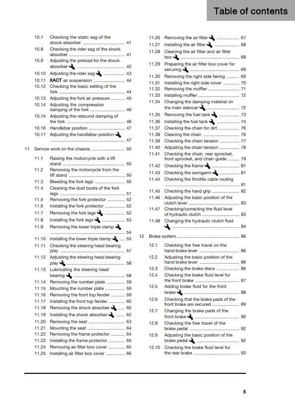 HUSQVARNA 2026 - TC 125 - OWNERS MANUAL