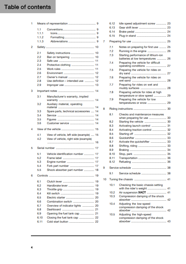 HUSQVARNA 2026 - FC 450 - OWNERS MANUAL
