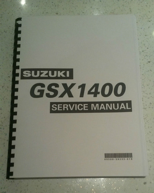 SUZUKI GSX1400 K2 K3 K4 K5 WORKSHOP SERVICE MANUAL REPRINTED COMB BOUND
