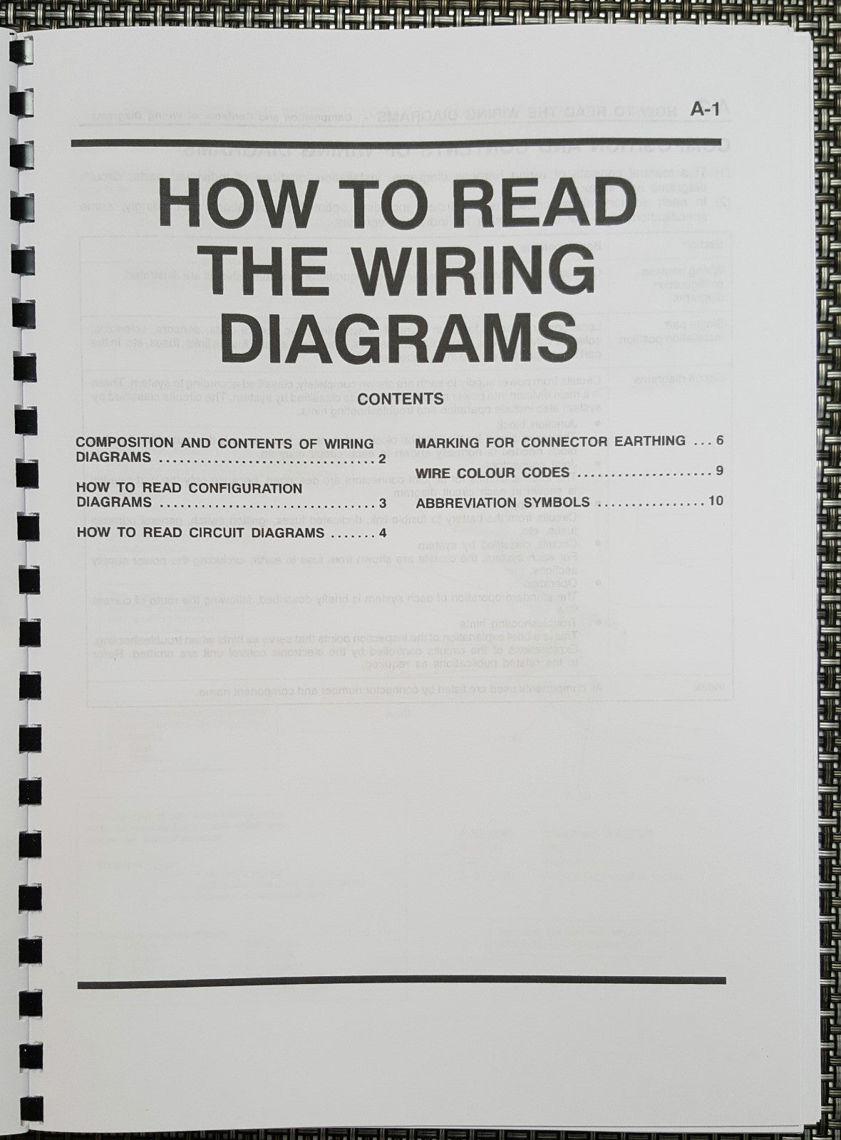 MITSUBISHI LANCER EVO VII ELECTRICAL WIRING MANUAL REPRINTED COMB BOUND