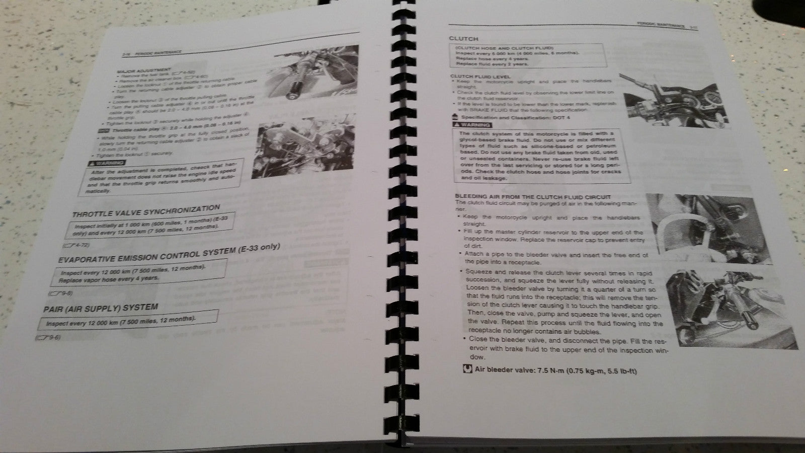 SUZUKI DL1000 WORKSHOP SERVICE MANUAL 2002 REPRINTED COMB BOUND 451 PAGES