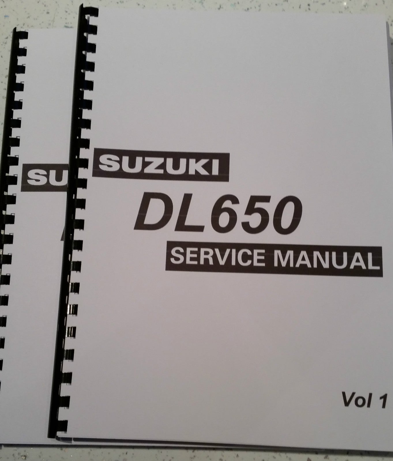 SUZUKI DL650 WORKSHOP SERVICE MANUAL K4 2004 REPRINTED COMB BOUND