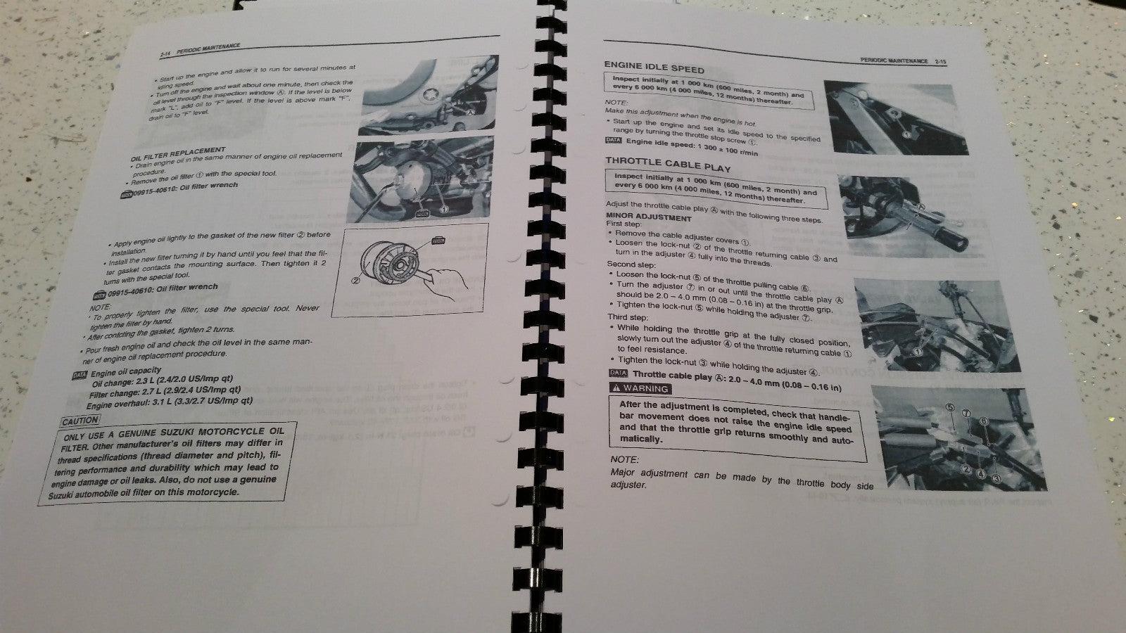 SUZUKI DL650 WORKSHOP SERVICE MANUAL K4 2004 REPRINTED COMB BOUND