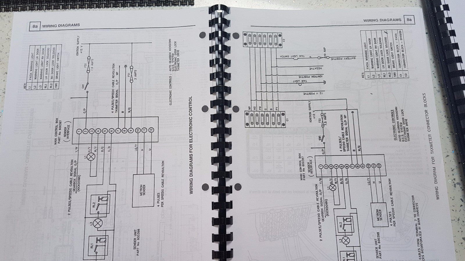 LTI FAIRWAY & FAIRWAY DRIVER TAXI 1989 ONWARDS WORKSHOP MANUAL REPRINTED