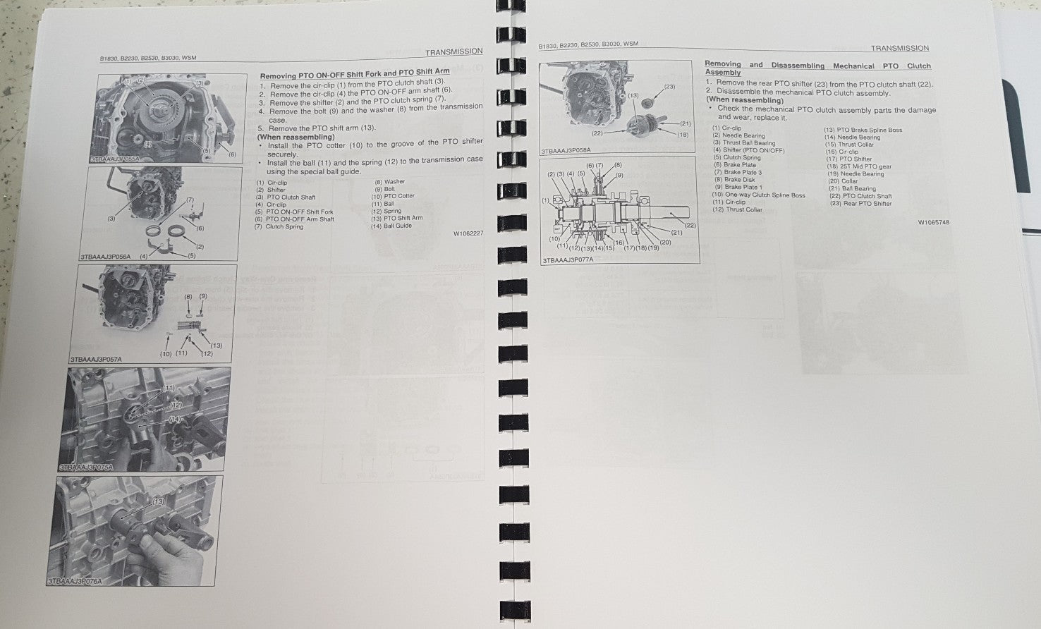 KUBOTA TRACTOR B1830 B2230 B2500 B3030 WORKSHOP MANUAL 2007 EDITION REPRINTED