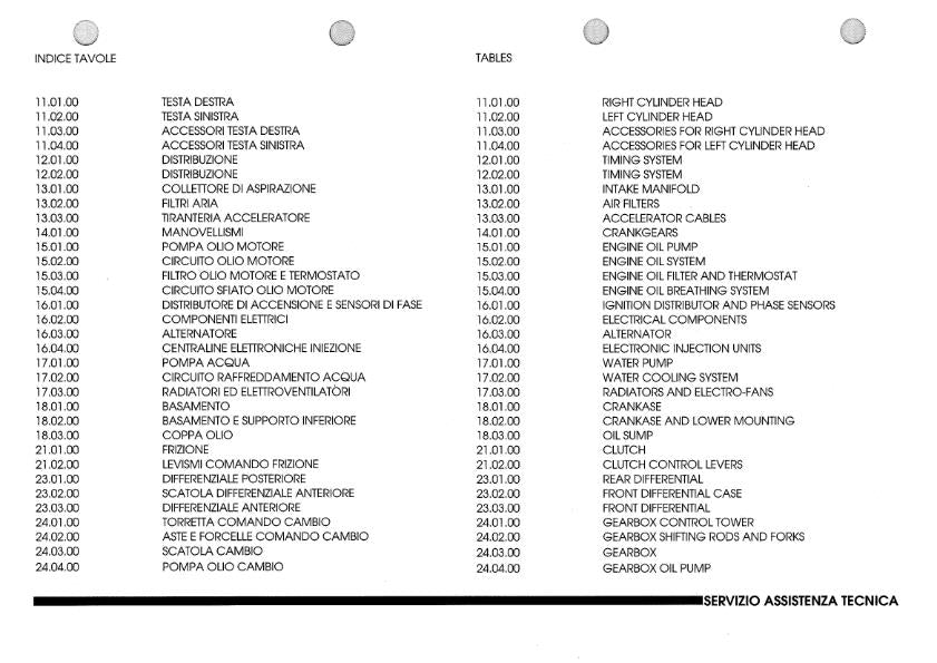 LAMBORGHINI DIABLO ROADSTER PARTS MANUAL 1996 - 1997 REPRINTED COMB BOUND