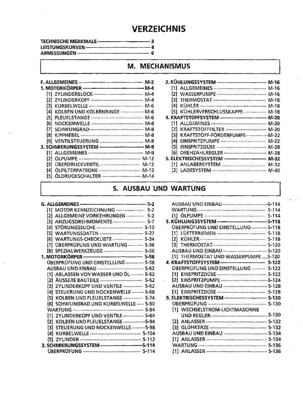 KUBOTA 68MM STROKE SERIES DIESEL ENGINE WORKSHOP MANUAL 2000 EDITION REPRINT