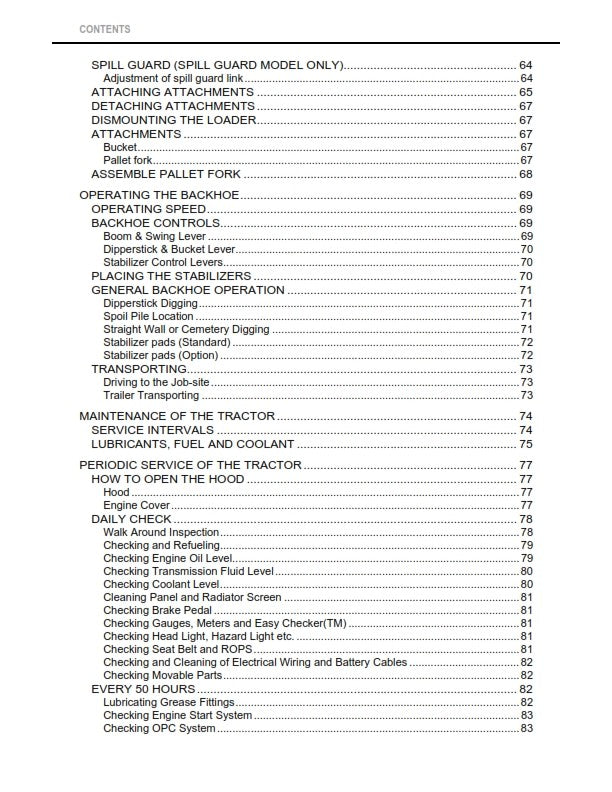 KUBOTA BX25DLB-AU LA240A BT602 TRACTOR OPERATOR MANUAL REPRINTED COMB BOUND