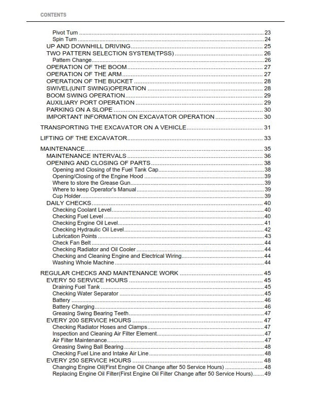 KUBOTA KX 016-4 KX 018-4 EXCAVATOR OPERATOR MANUAL REPRINTED COMB BOUND