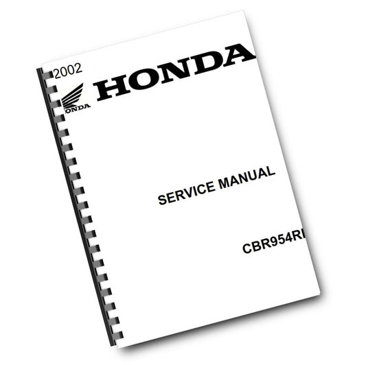 HONDA CBR945RR SHOP SERVICE WORKSHOP MANUAL 2002 REPRINTED COMB BOUND