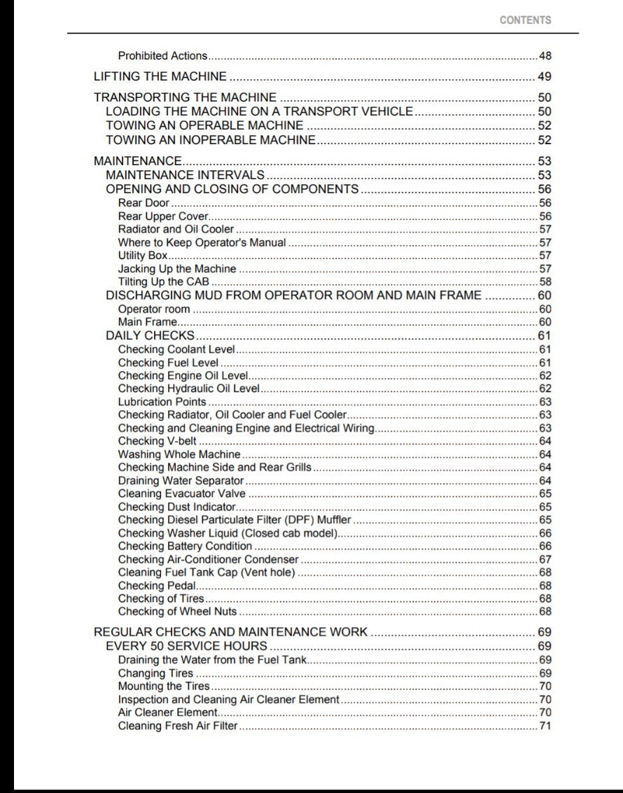 KUBOTA SSL SKID STEER LOADER SSV 65 75 OPERATOR MANUAL REPRINT COMB BOUND