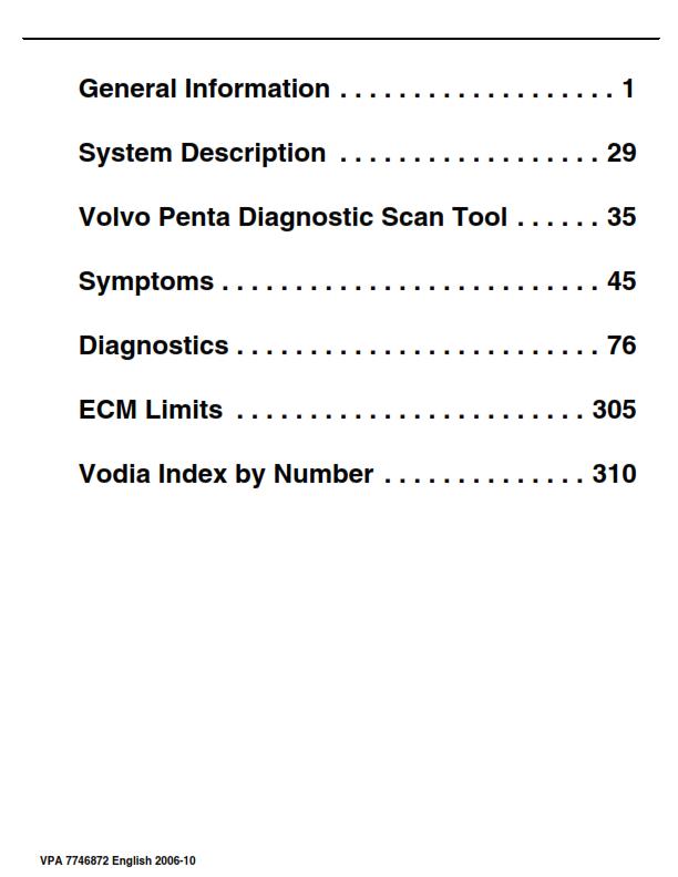 VOLVO PENTA GXi OSi Gi SXi EGC DIAGNOSTICS WORKSHOP MANUAL REPRINTED 10-2006