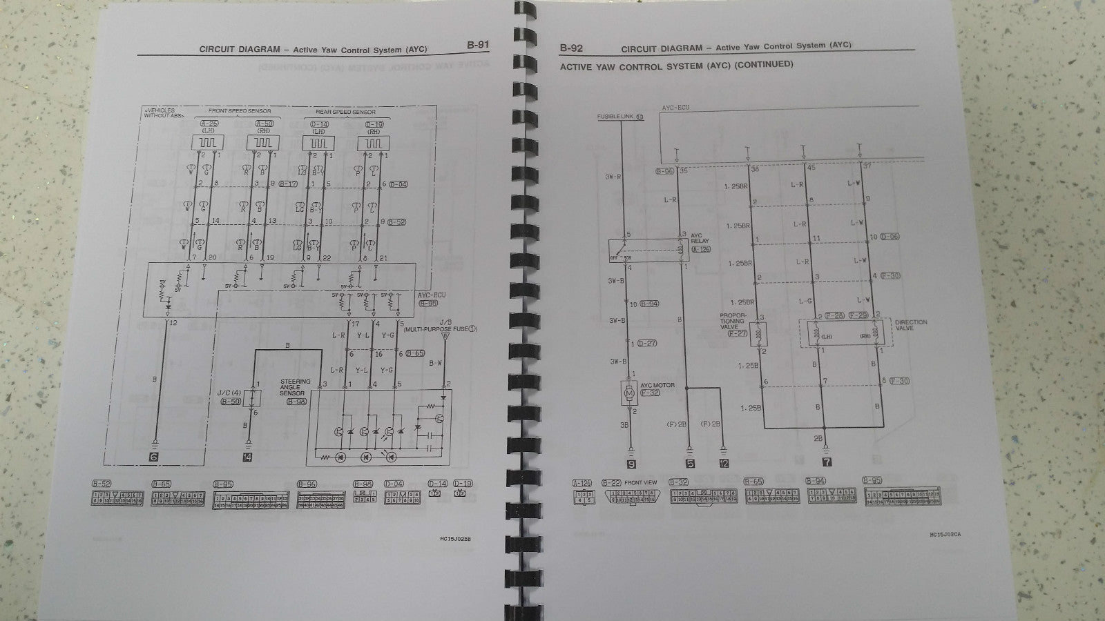 MITSUBISHI LANCER EVO IV / V 4 5 -  ELECTRICAL WIRING - CIRCUIT DIAGRAMS MANUAL