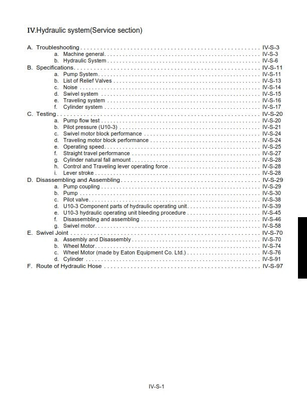 KUBOTA EXCAVATOR K008-3 U10-3 WORKSHOP MANUAL REPRINTED COMB BOUND