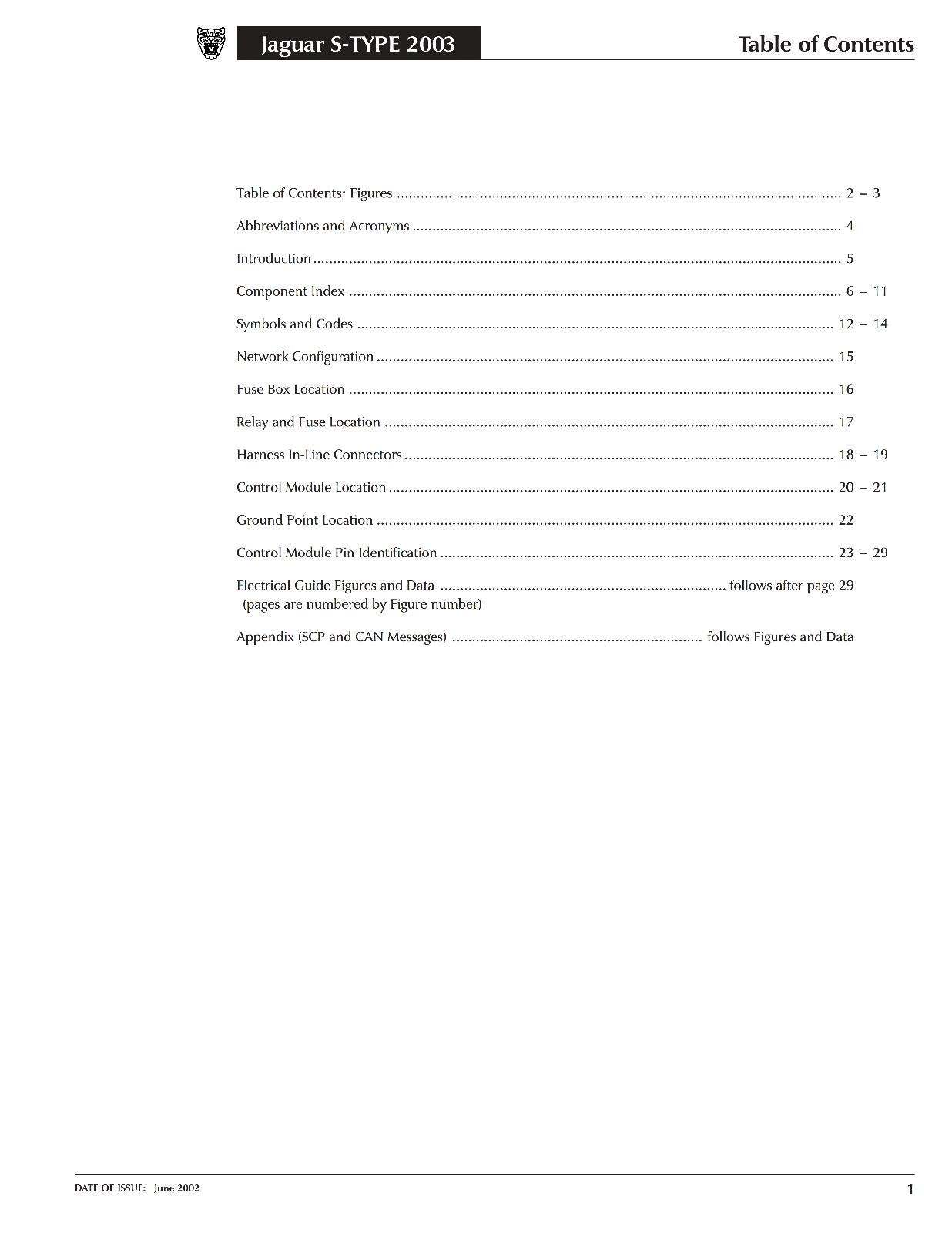 JAGUAR S-TYPE 2003 ELECTRICAL GUIDE MANUAL REPRINTED COMB BOUND