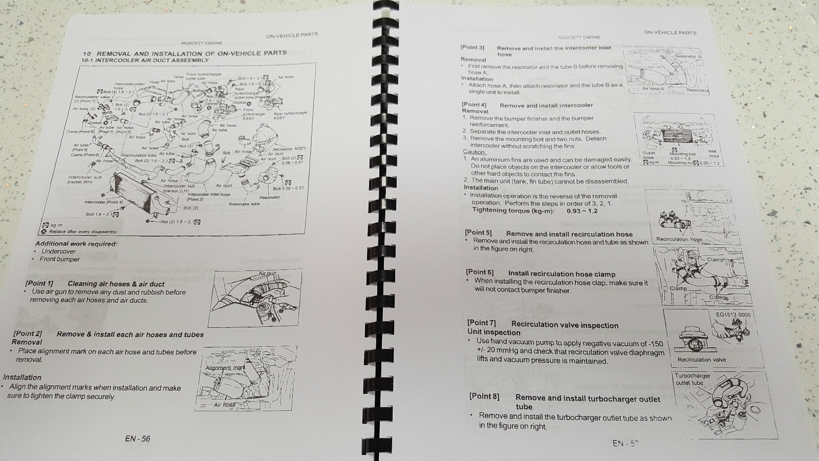 NISSAN R32 SKYLINE ENGINE MANUAL CA18i RB20E RB220DE RB20DET RB25DE RB26DETT