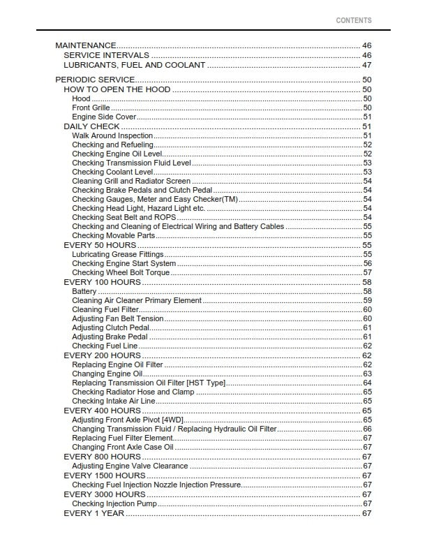 KUBOTA TRACTOR B2320 (NARROW) B2620 B2920 OPERATOR MANUAL REPRINTED COMB BOUND