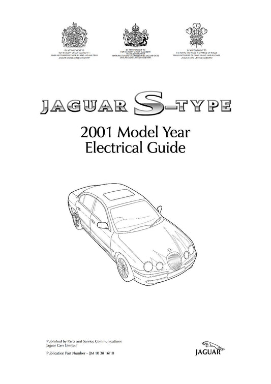 JAGUAR S-TYPE 2001 ELECTRICAL GUIDE MANUAL REPRINTED COMB BOUND