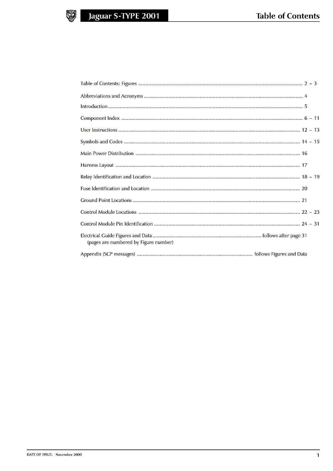 JAGUAR S-TYPE 2001 ELECTRICAL GUIDE MANUAL REPRINTED COMB BOUND