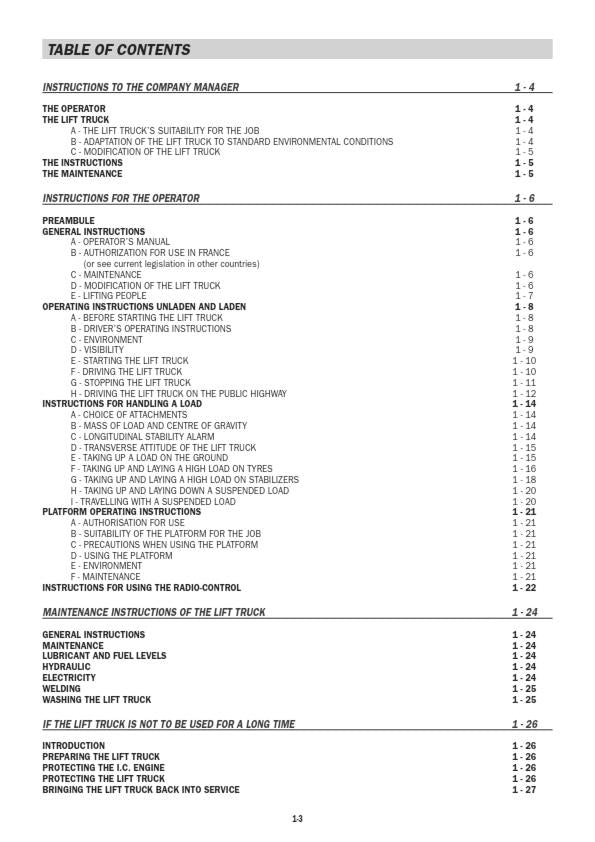 MANITOU MLT 845 MLT 940 OPERATOR MANUAL REPRINTED COMB BOUND 2008