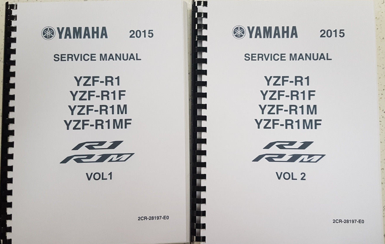YAMAHA YZF-R1 YZF-R1F YZF-R1M YZF-R1MF 2015 SERVICE MANUAL REPRINTED COMB BOUND