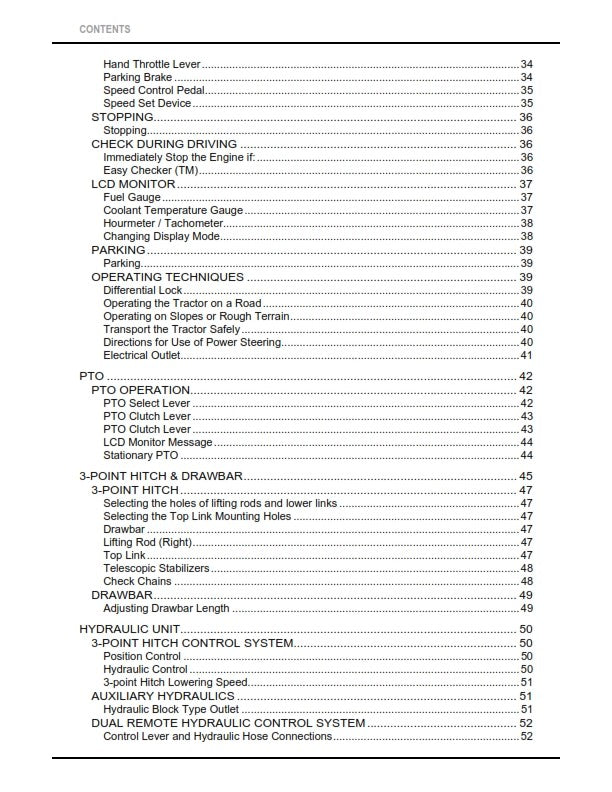 KUBOTA TRACTOR B2650 B3350 B3350SU OPERATOR MANUAL REPRINTED COMB BOUND