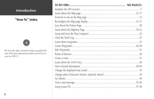 GARMIN GPS 72 OWNERS MANUAL REFERENCE BOOK GUIDE REPRINTED A4 COMB BOUND