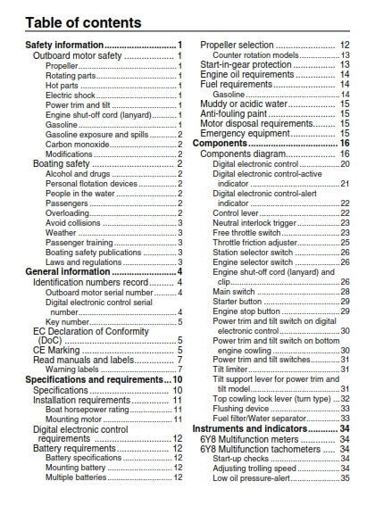 YAMAHA F300A F350A FL300A FL350A OUTBOARD 2009 OWNER MANUAL REPRINTED COMB BOUND