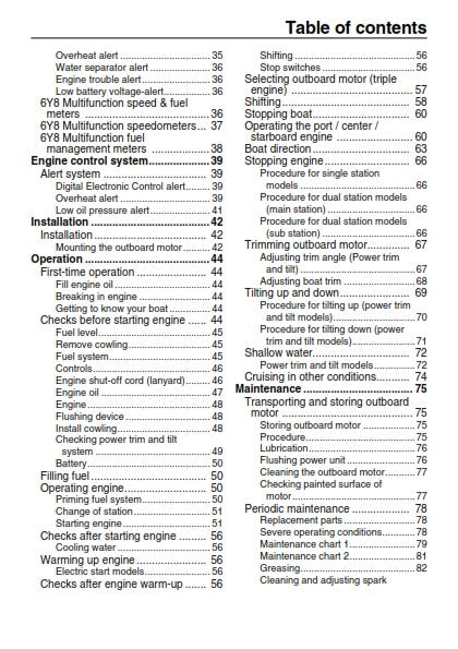 YAMAHA F300A F350A FL300A FL350A OUTBOARD 2009 OWNER MANUAL REPRINTED COMB BOUND