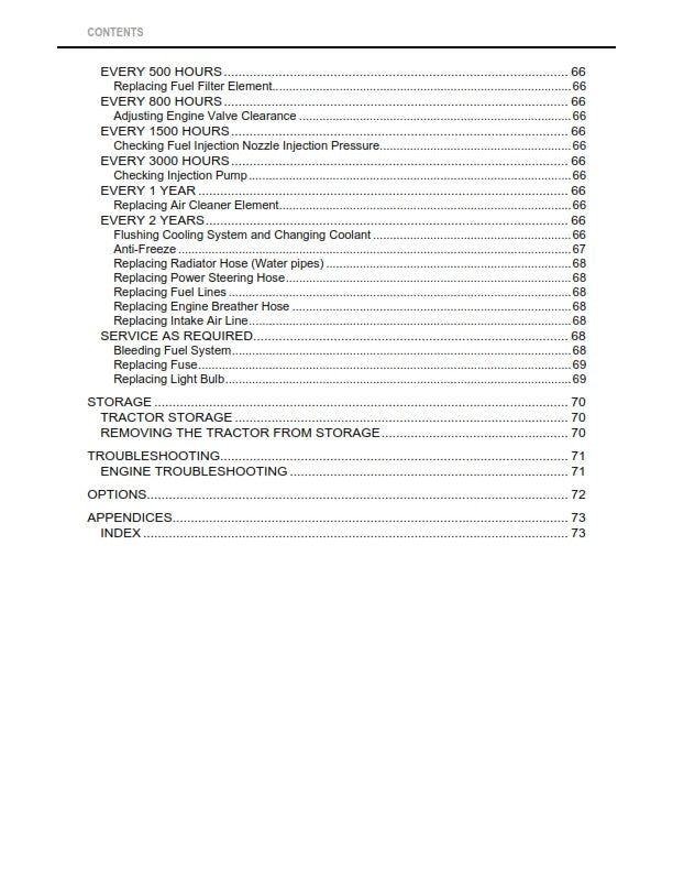 KUBOTA TRACTOR BX2670 BX2370 BX1870 OPERATORS MANUAL REPRINT COMB BOUND