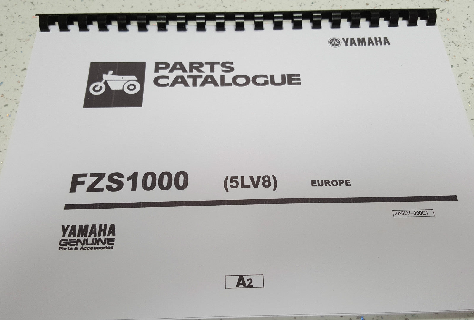 YAMAHA FZS1000 PARTS MANUAL REPRINTED COMB BOUND