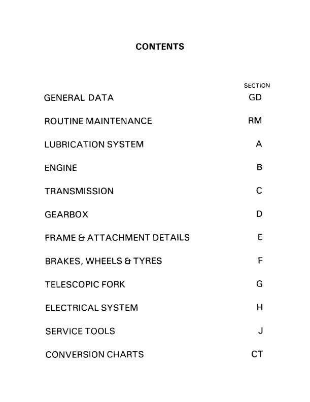 TRIUMPH BONNEVILLE 750 T140V/E TIGER 750 TR7V SERVICE WORKSHOP MANUAL REPRINT