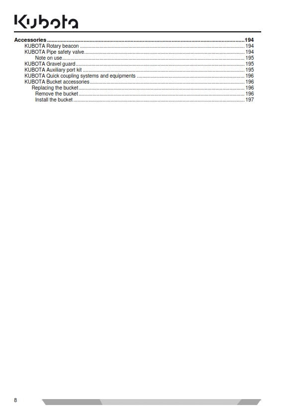 KUBOTA EXCAVATOR KX080-4 OPERATORS MANUAL APRIL 15 EDITION REPRINTED COMB BOUND