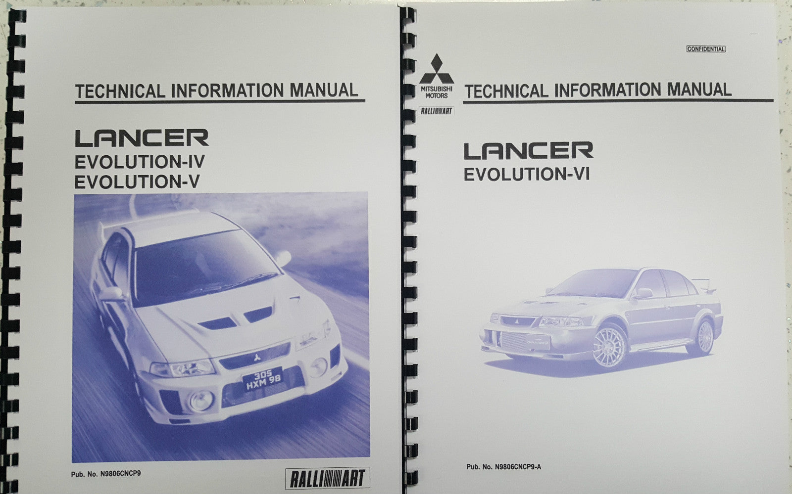 MITSUBISHI LANCER EVO IV / V / VI 4 5 6 TECHNICAL INFORMATION MANUAL REPRINTED