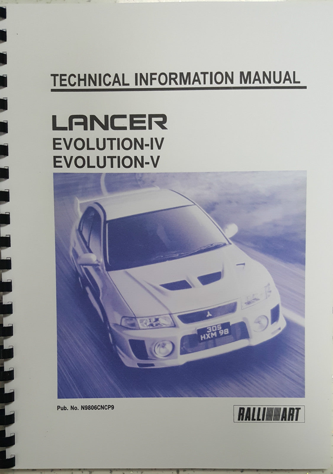 MITSUBISHI LANCER EVO IV / V / VI 4 5 6 TECHNICAL INFORMATION MANUAL REPRINTED