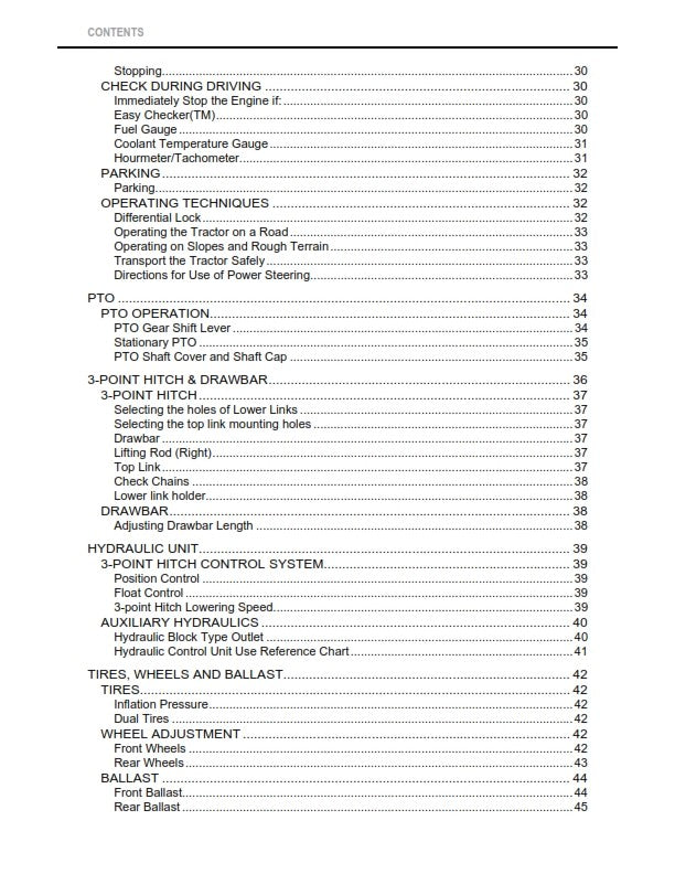 KUBOTA TRACTOR L2501 OPERATORS MANUAL REPRINTED 2014 EDITION
