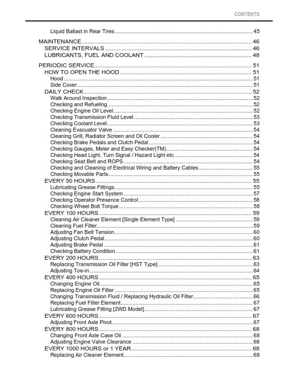 KUBOTA TRACTOR L2501 OPERATORS MANUAL REPRINTED 2014 EDITION