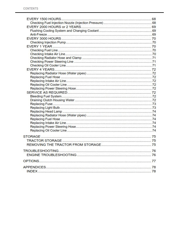 KUBOTA TRACTOR L2501 OPERATORS MANUAL REPRINTED 2014 EDITION