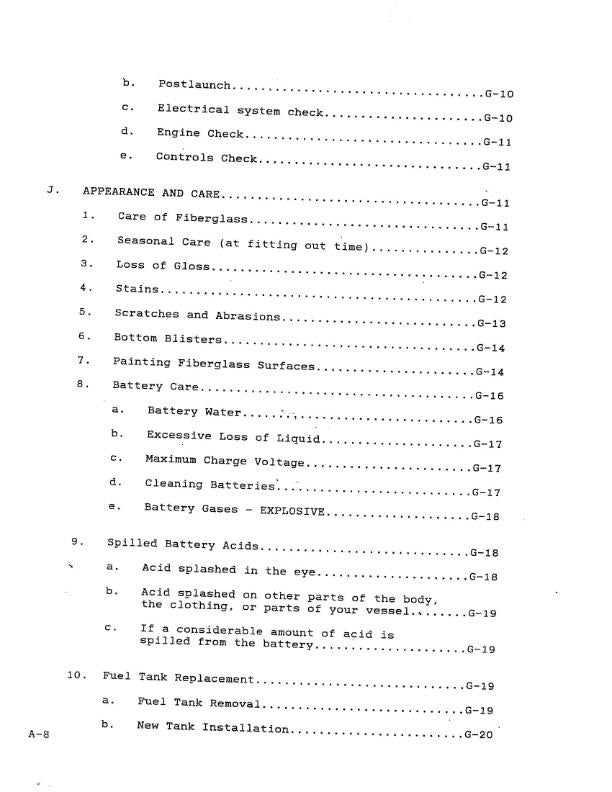 BERTRAM 28 MODEL 286 BAHIA MAR MOTORYACHT OWNERS MANUAL REPRINTED COMB BOUND