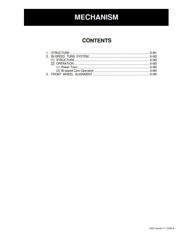 KUBOTA TRACTOR B1710 B2110 B2410 B2710 WORKSHOP MANUAL 2006 EDITION REPRINTED