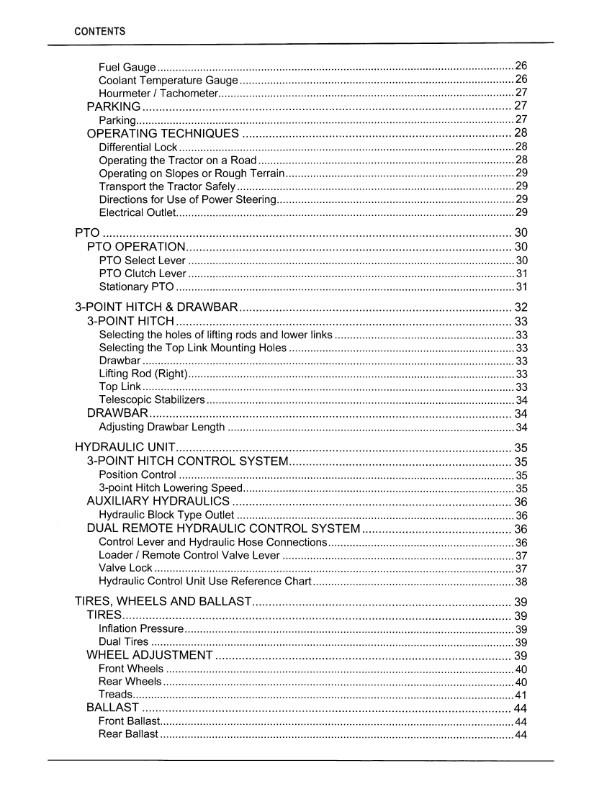 KUBOTA B2301 B2601 TRACTOR OPERATOR MANUAL REPRINTED COMB BOUND
